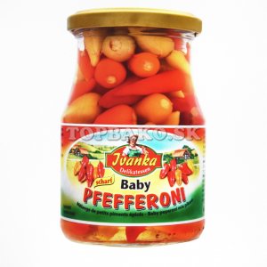 Baby pfefferoni mixed hot 340g